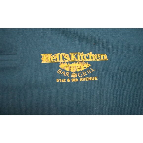 VINTAGE 90's POLO SHIRT - HELL'S KITCHEN BAR AND GRILL - SIZE L - JONATHAN COREY - Picture 2 of 4